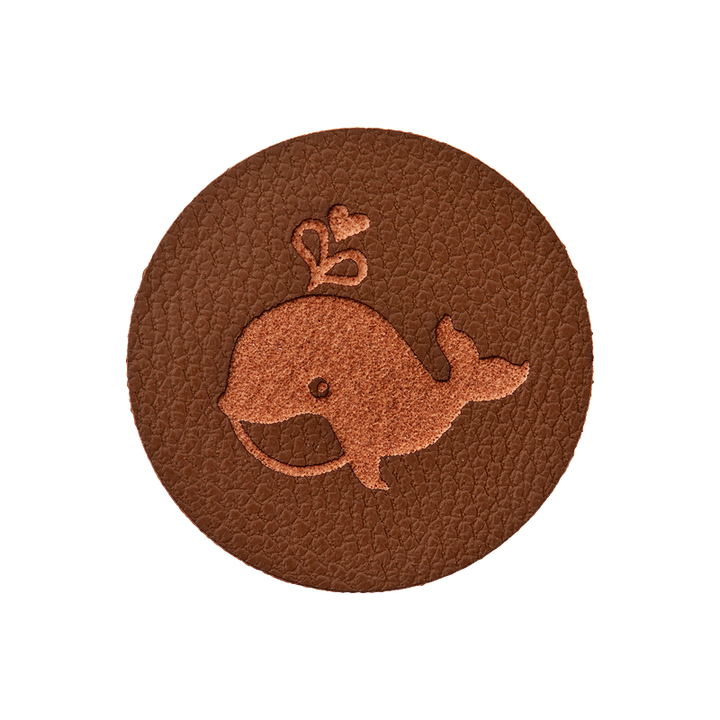 Декоративный аксессуар «Кит», 23 мм, коричневый, средний цвет
