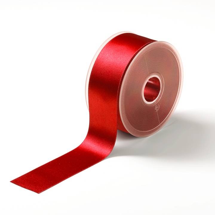 Satin ribbon, 38mm,red