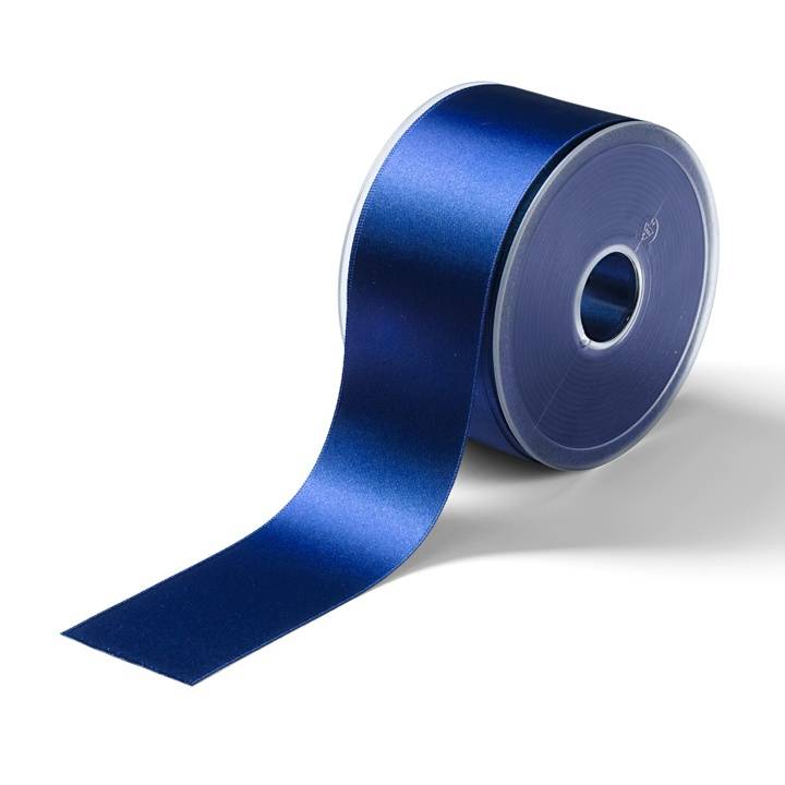 Satin ribbon, 50mm, royal blue
