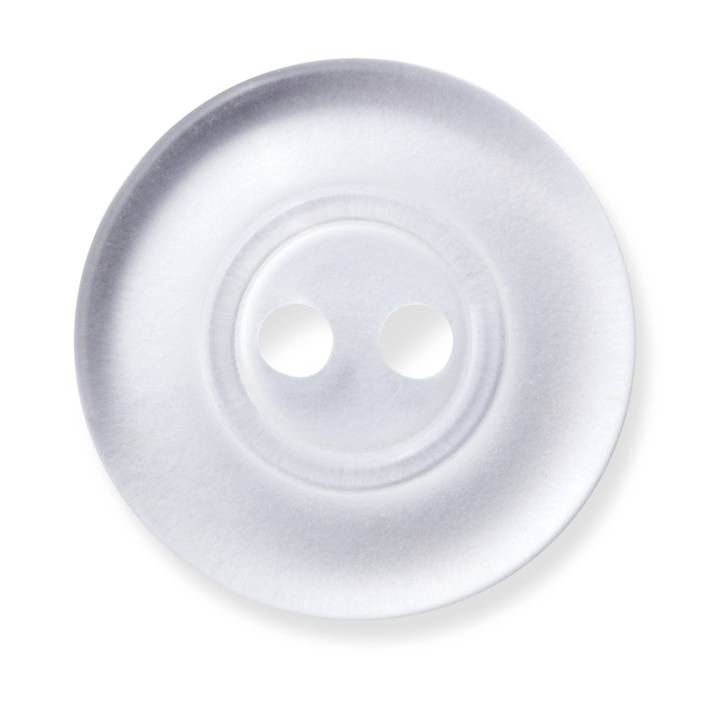 Linen buttons, white and transparent