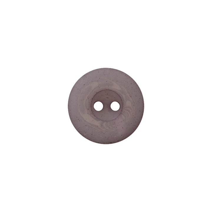 Polyesterknopf 2-Loch, 18mm, dunkelgrau