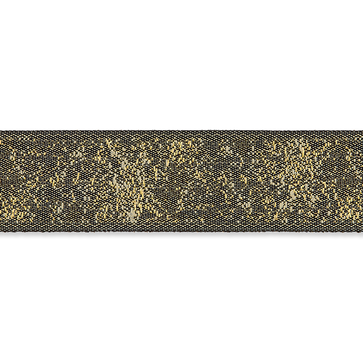 Woven ribbon, Glitter, 15mm, gold