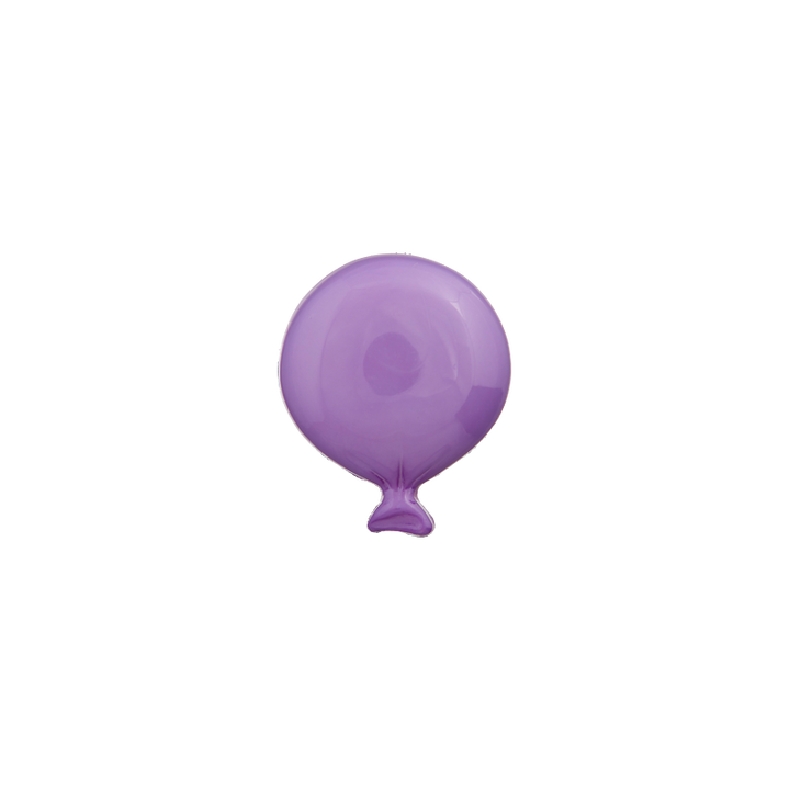 Bouton polyamide pied, Ballon, 18mm lilas