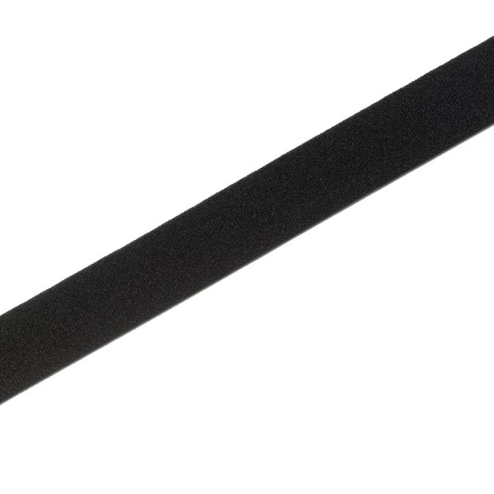 Эластичная лента-пояс 20мм черный цв.10м
