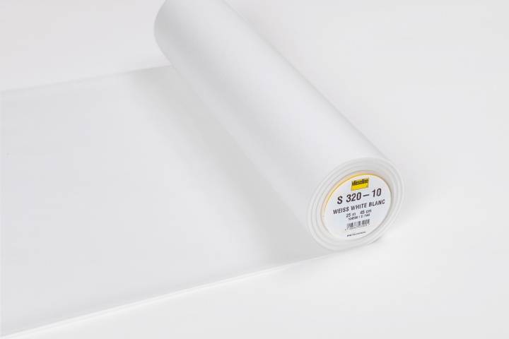 Fusible interlining S320 - 45 cm, white
