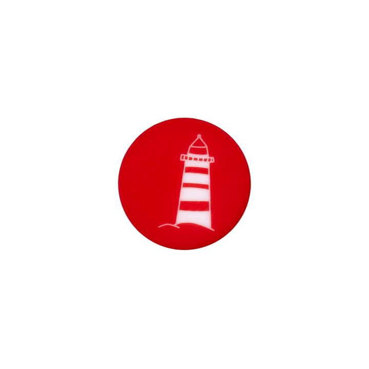 Polyester button Lighthouse