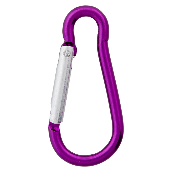 Застежка-карабин, 50 мм, фиолетовый цвет