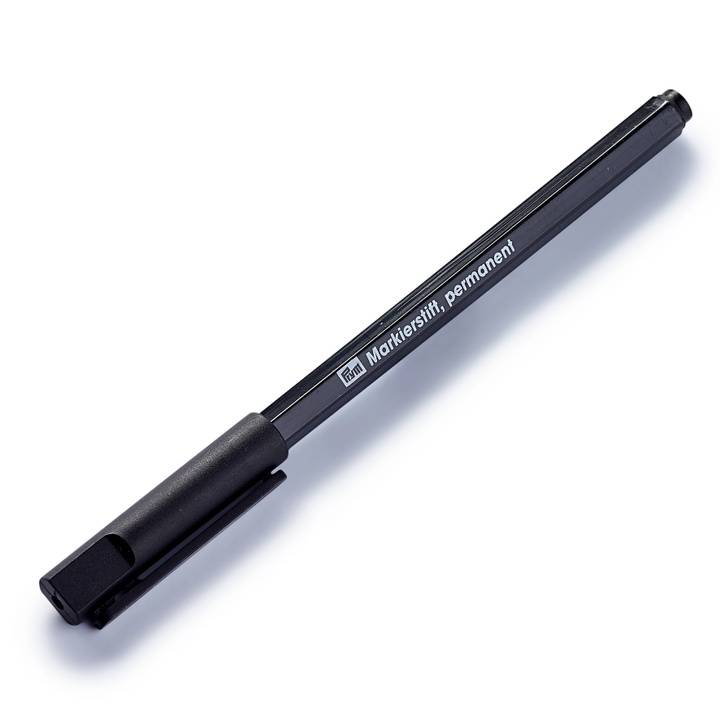 Маркировочный карандаш, нестираемый, черного цвета