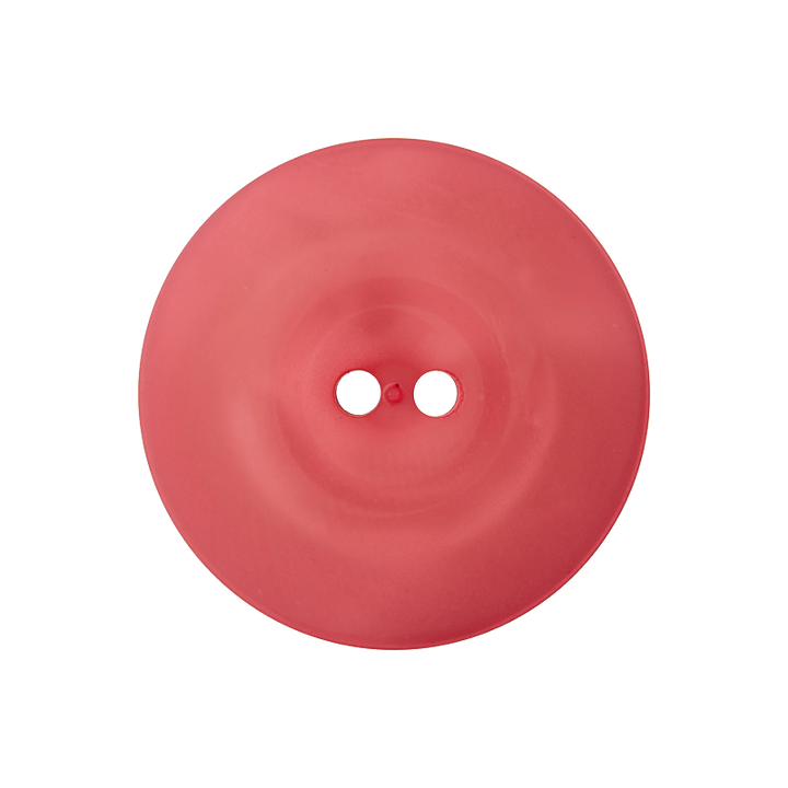 Polyester button 2-holes 25mm pink