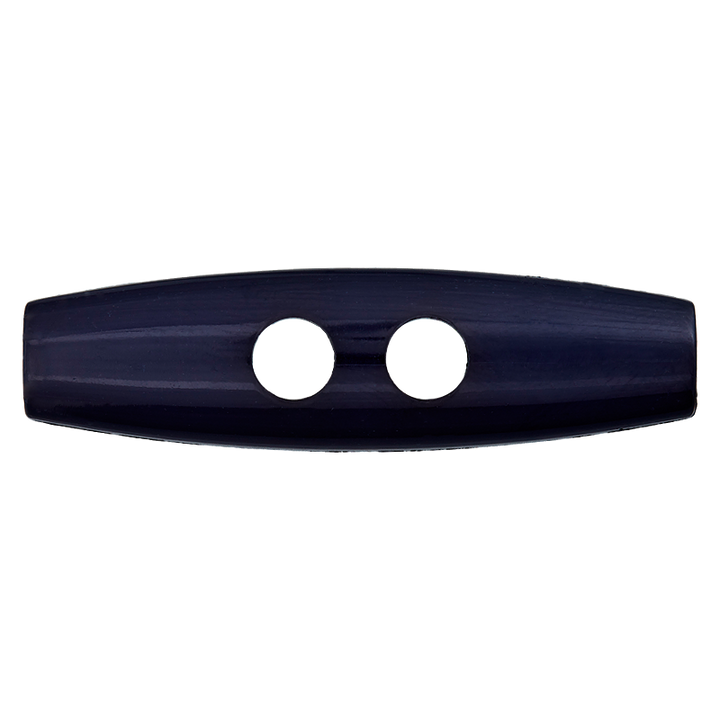 Polyester toggle 2-holes 30mm navy