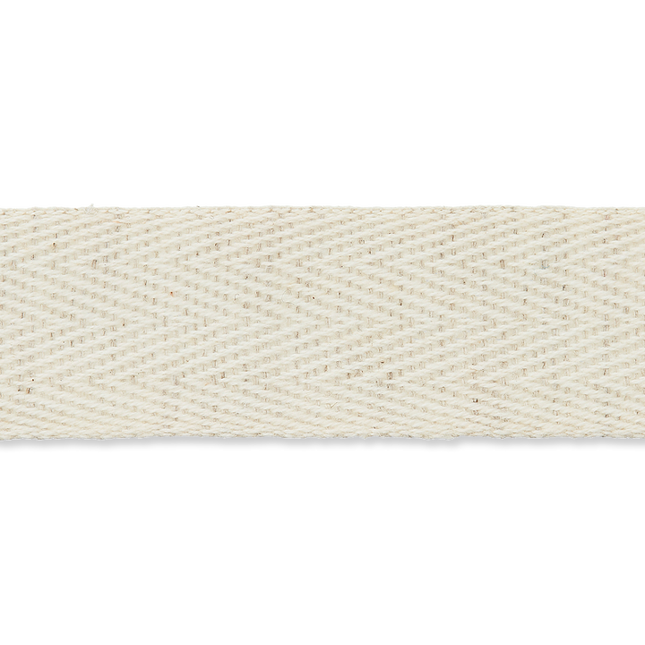 Тесьма ременная "Ёлочка", 20 мм, кремовый цвет