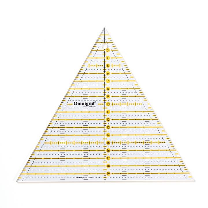 Patchwork rulers, 60° triangle MULTI, different sizes