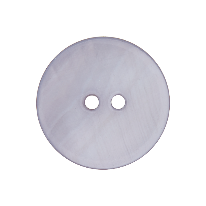 Mother of pearl 2-hole button 15mm purple
