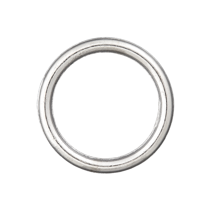 Кольцо металлическое, 20 мм, серебристый цвет