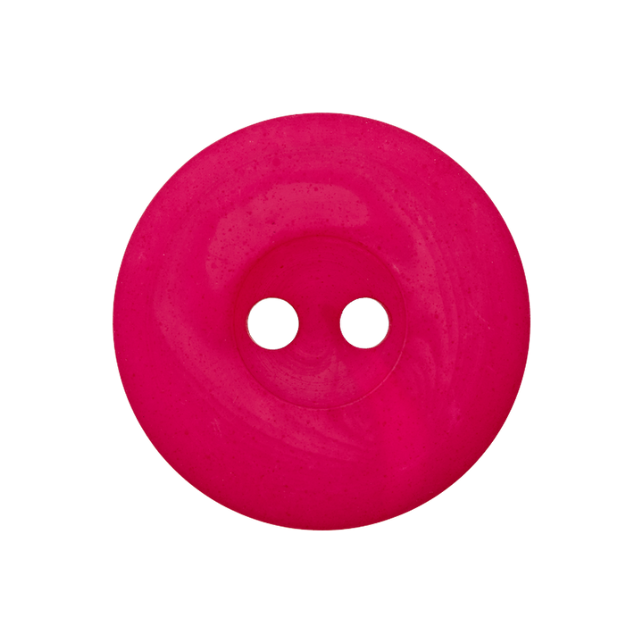 Polyesterknopf 2-Loch, 23mm, pink