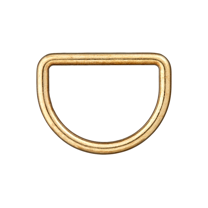 Metall-D-Ring, 40mm, gold