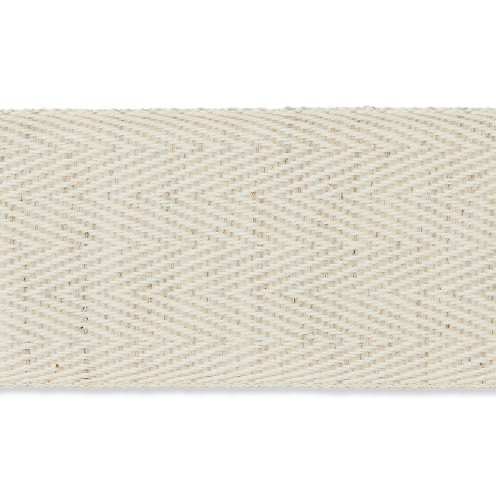 Тесьма ременная "Ёлочка", 30 мм, кремовый цвет