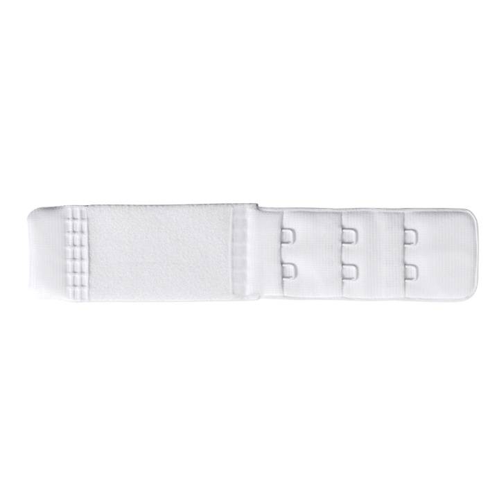 Rallonge attache de soutien-gorge, crochet 3x2, 25mm, blanc