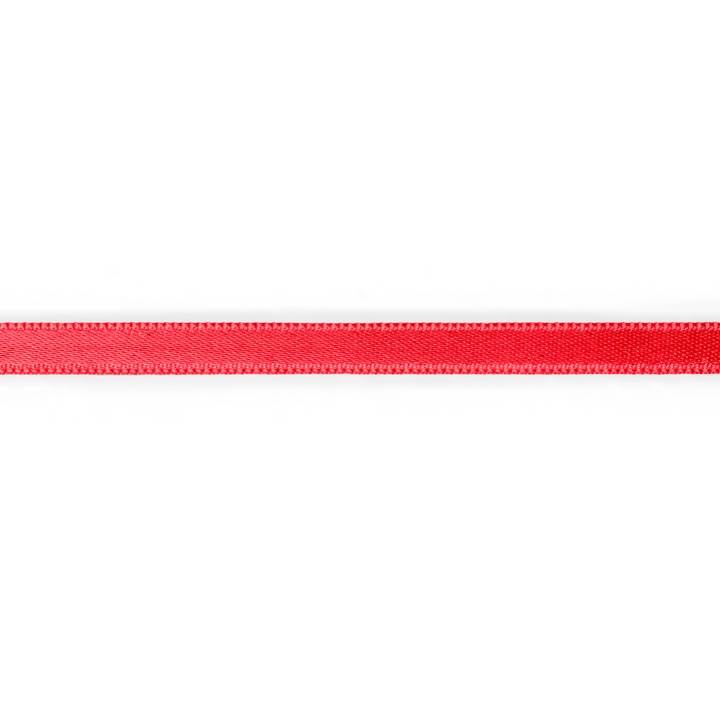 Satin ribbon, 6mm, dark red