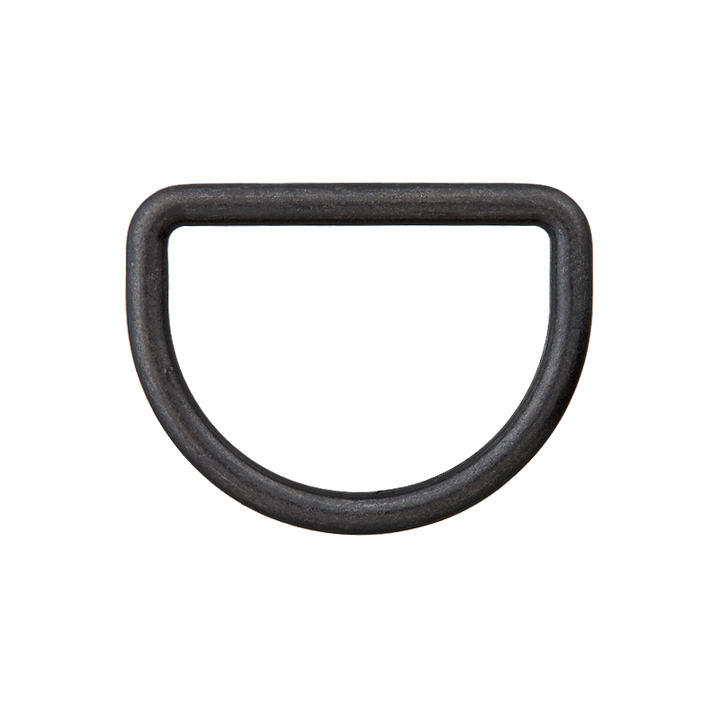 Metal D-Ring 15mm black