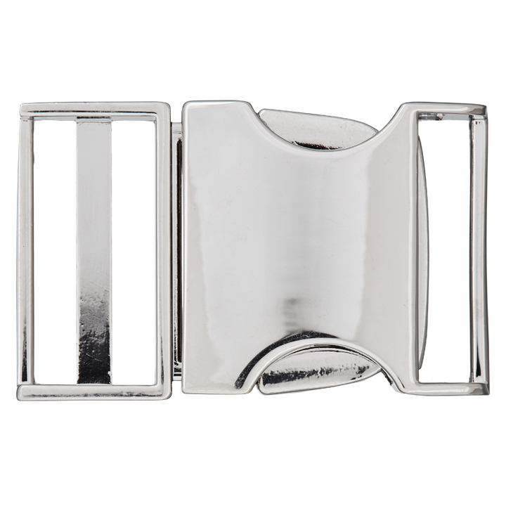 Metal buckle single packed 25mm silver