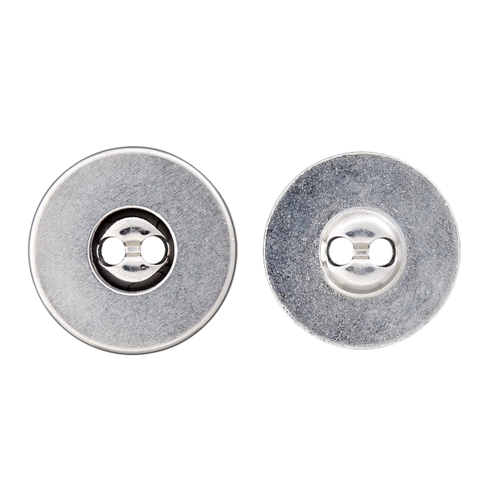 Magnetic two-hole button
