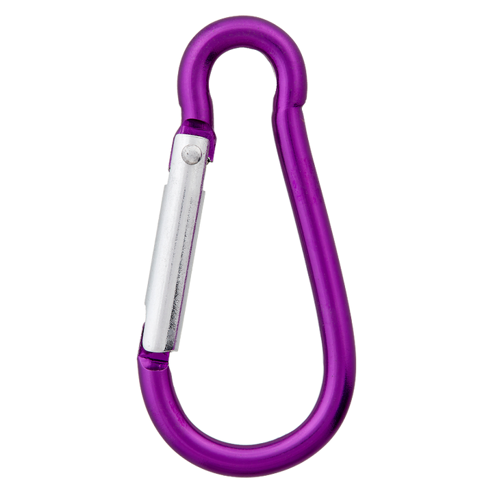 Застежка-карабин, 60 мм, фиолетовый цвет