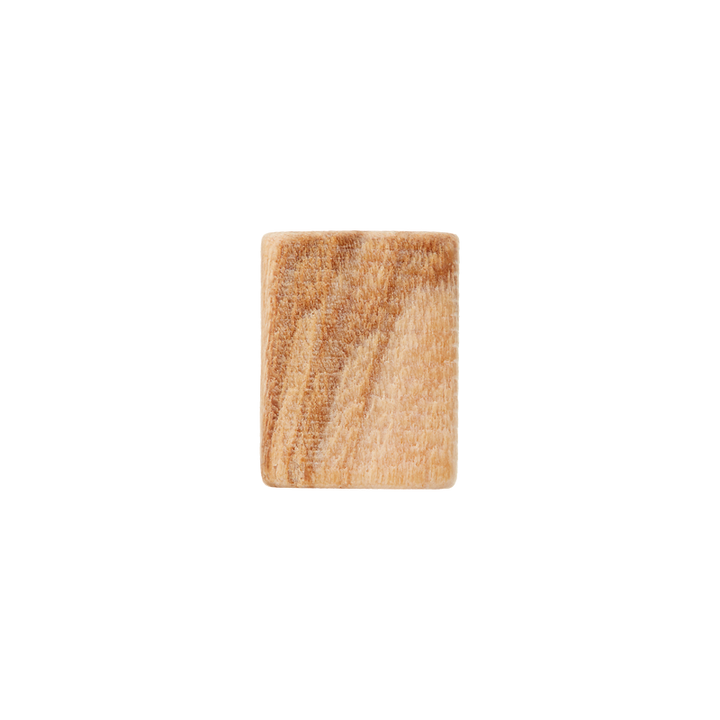 Holzkordelende/Durchlass 4mm, 10mm, beige