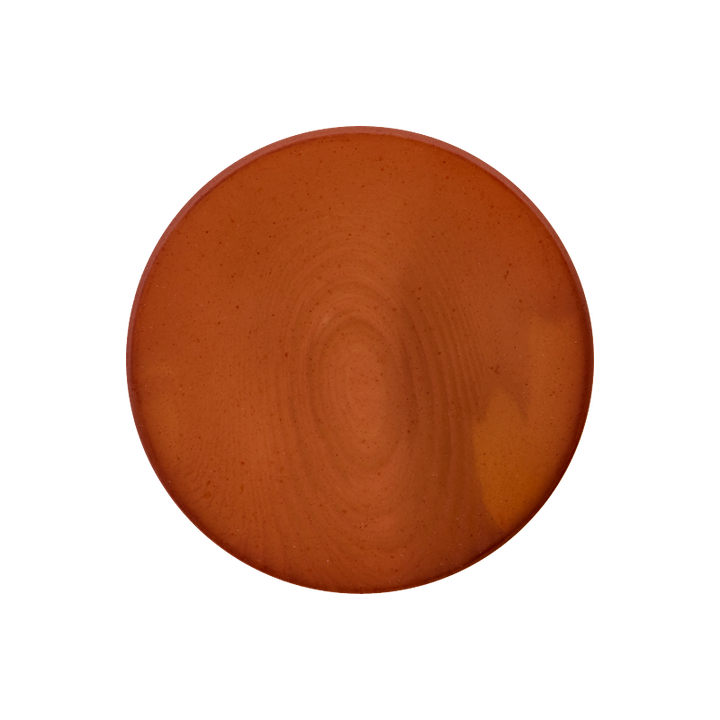 Polyester button shank, 23mm, medium brown