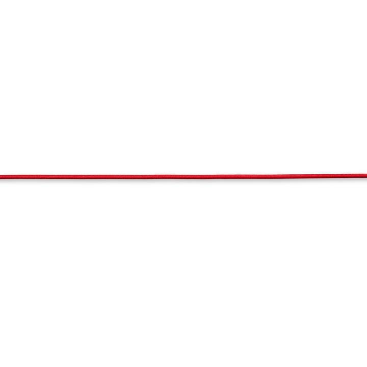 Elastic cord, 2.5mm, red, 50m