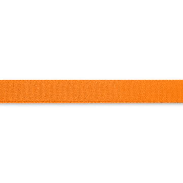 Атласная лента, 15мм, оранжевая
