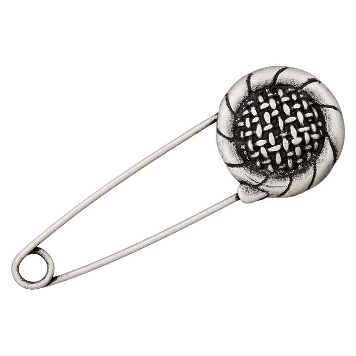 Kilt pin 75mm silver