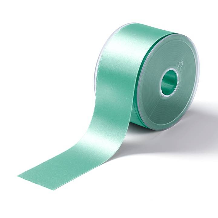 Satin ribbon, 50mm, mint