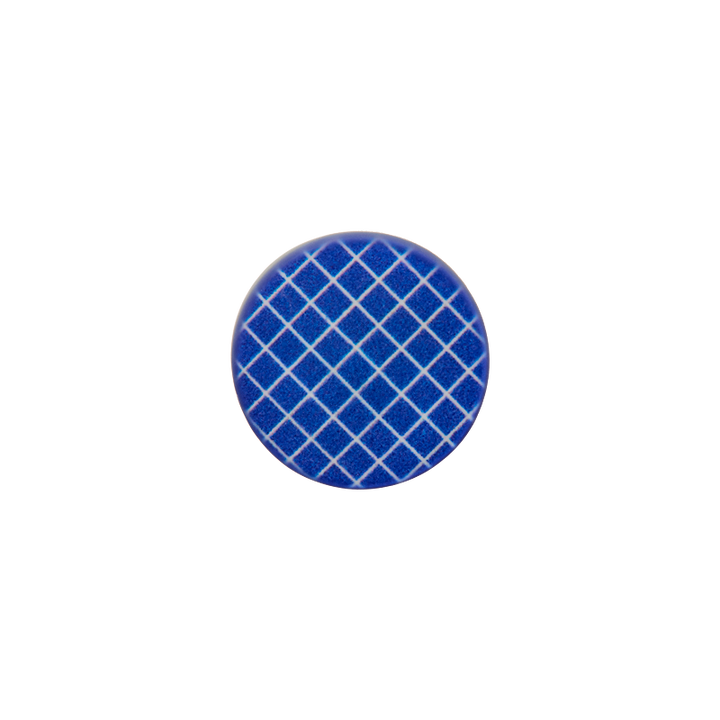 Polyester button shank, chequered