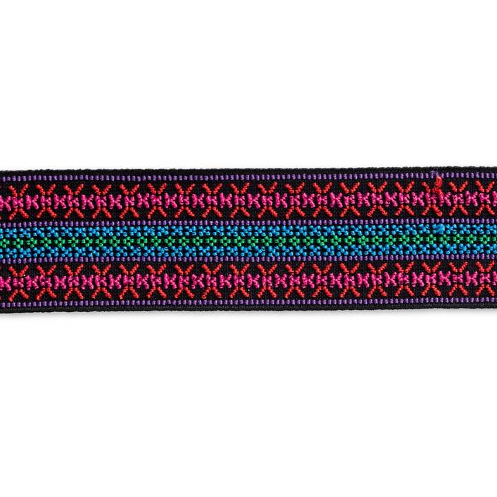 Color elastic, 50mm, pink pattern