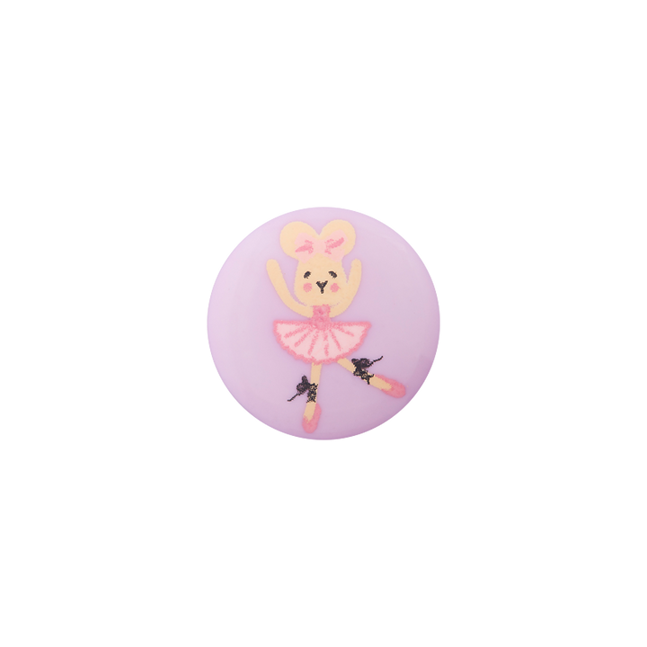Polyester button shank, Ballerina Mouse