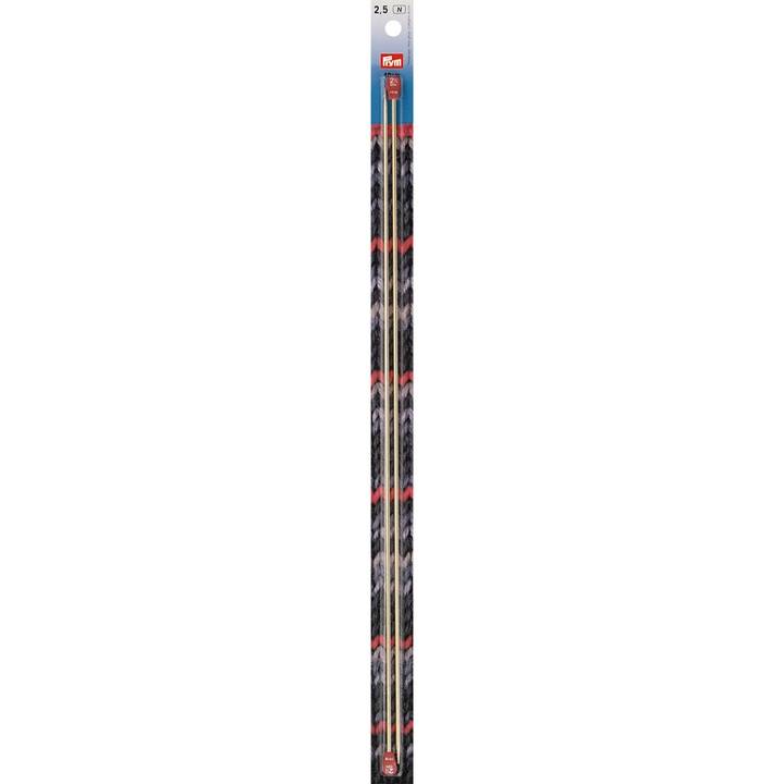 Jackenstricknadeln, Aluminium, 40cm, 2,50mm, silberfarbig