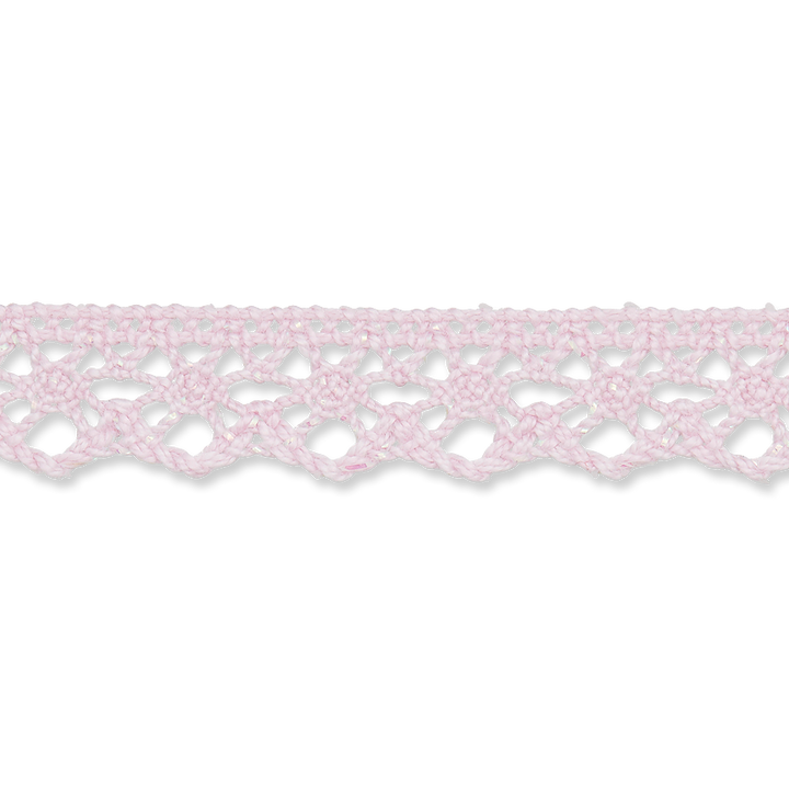 Cluny lace, 13mm, rosa