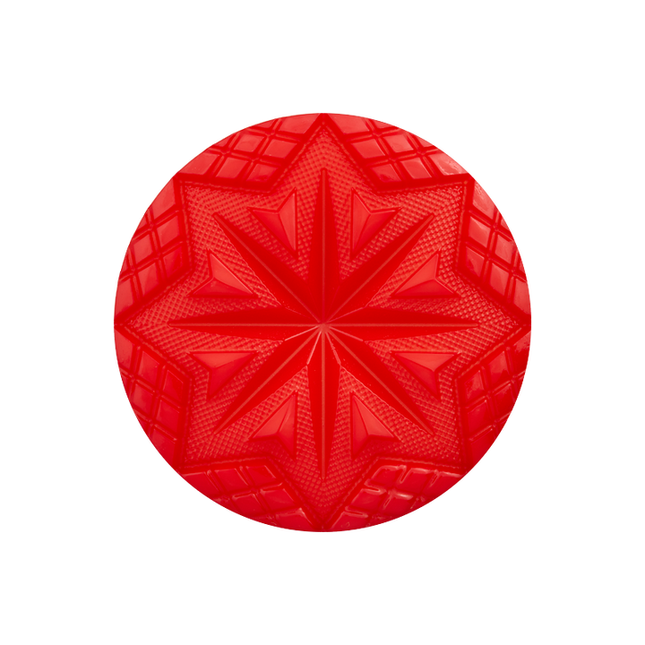 Polyamide button shank, 20mm, red