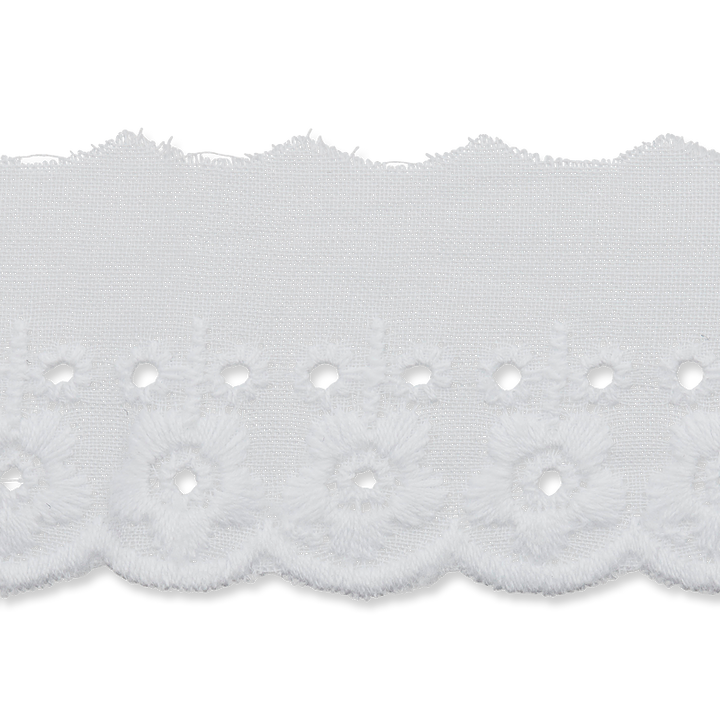 Embroidered lace