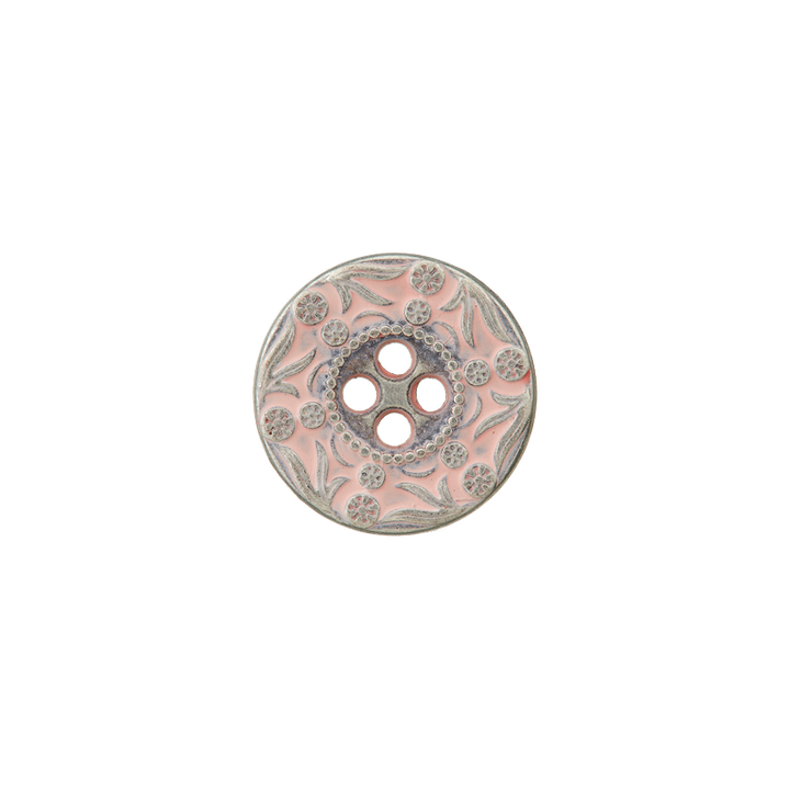 Metal button 4-holes