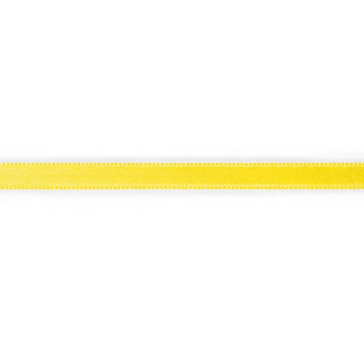 Satin ribbon, 6mm, lemon