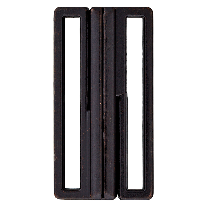 Пряжка-застежка металлическая, 40 мм, цвет черной меди