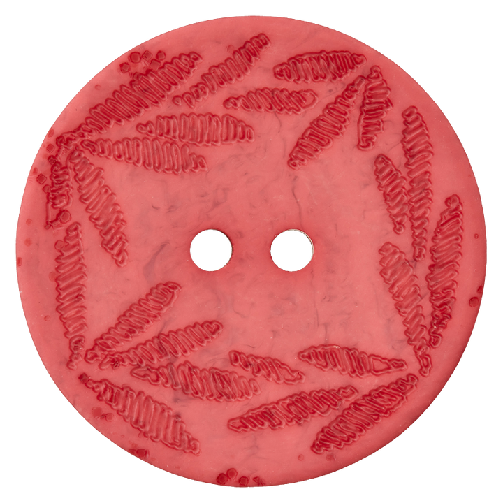 Polyesterknopf 2-Loch, 28mm, rosa