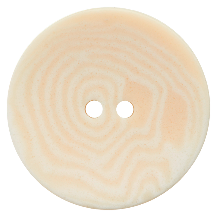 Corozo/Polyester button 2-holes recycled 28mm cream