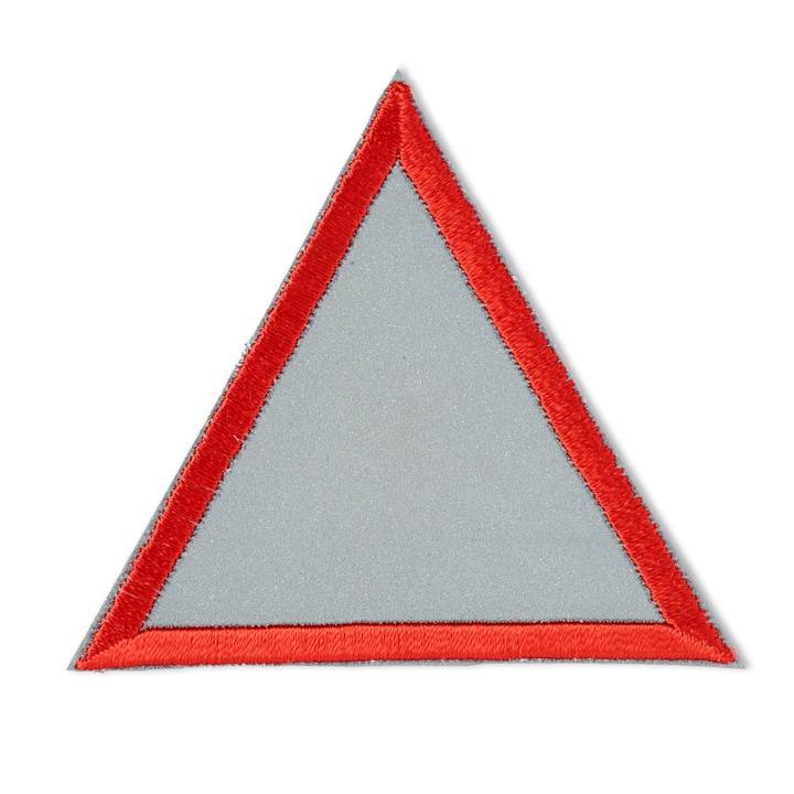Applique self-adhesive and iron-on, warning sign