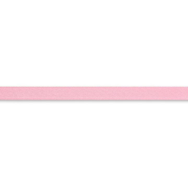 Satin ribbon, 10mm, rosé