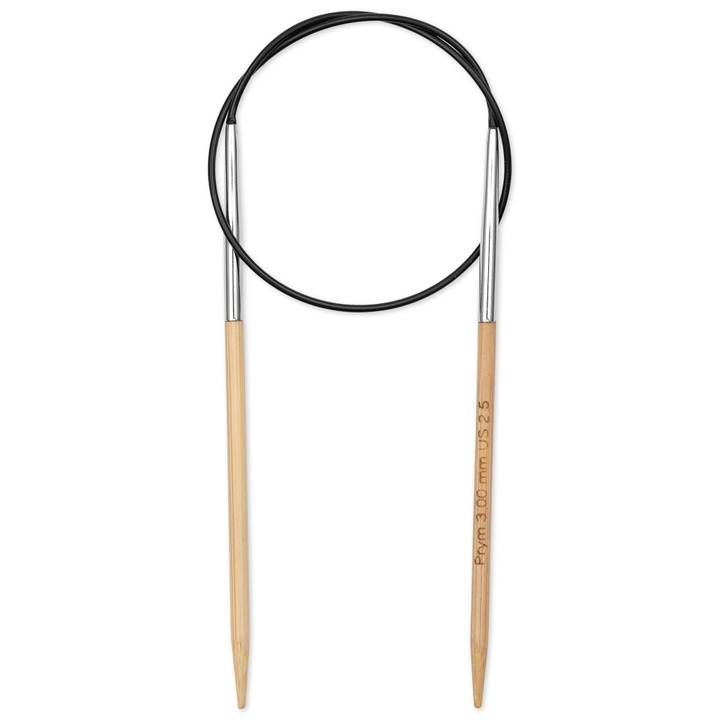 Circular knitting needle Prym 1530, bamboo, 40cm, 3.00mm