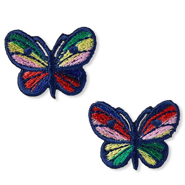 Applique butterflies, multi-colour