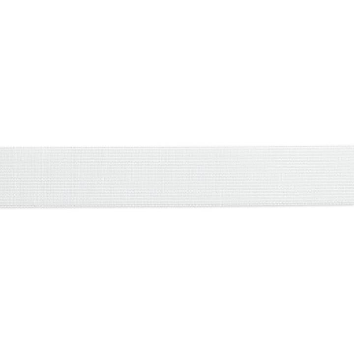 Мягкая эластичная лента, 30мм, белого цвета, 10м